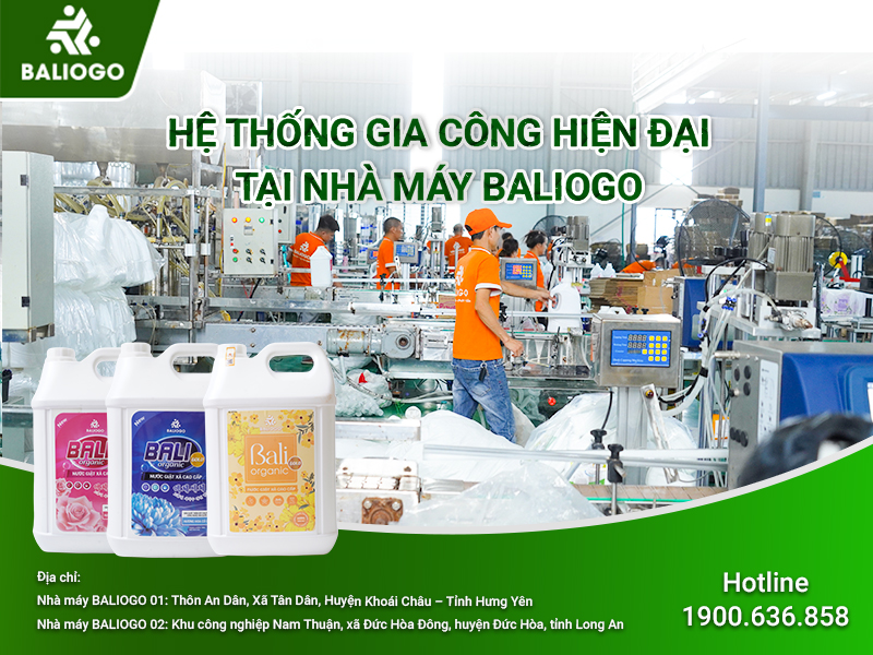 Dây Chuyền Sản Xuất Nước Giặt Nhà Máy Baliogo 1