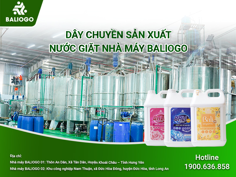 Dây Chuyền Sản Xuất Nước Giặt Nhà Máy Baliogo