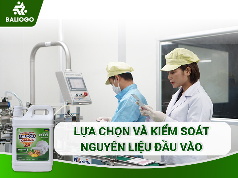 Quy Trình Sản Xuất Nước Rửa Chén Tại Nhà Máy Baliogo 1