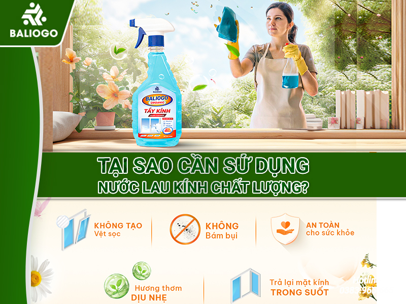 Công Thức Sản Xuất Nước Lau Kinh, Rửa Kính 1