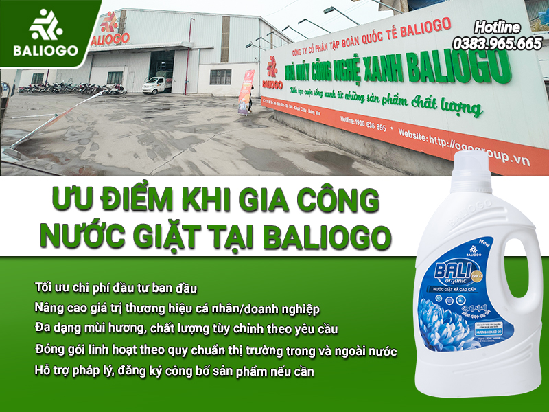 Gia công nước giặt thương hiệu riêng 1