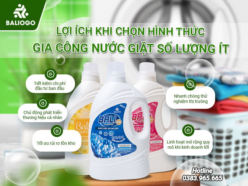 Gia công nước giặt số lượng ít 1
