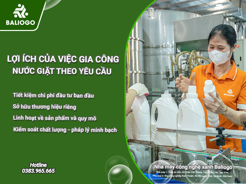 Gia công nước giặt theo yêu cầu – Giải pháp tối ưu cho kinh doanh nước giặt 1
