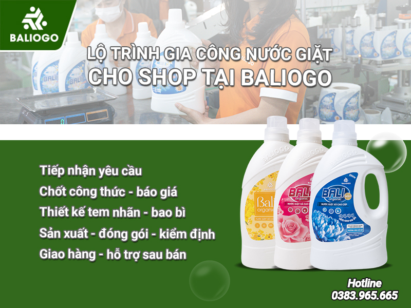 Giải pháp gia công nước giặt cho chủ shop và nhà bán lẻ 1